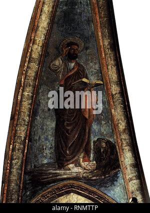Andrea del castagno, affreschi di san zaccaria, san marco. Stock Photo