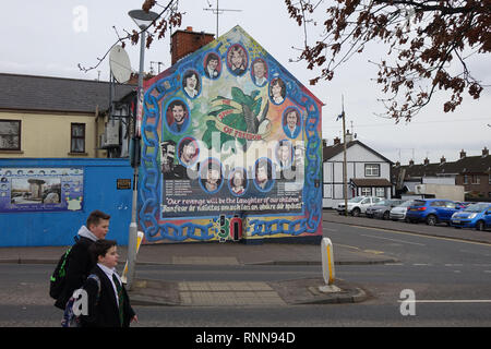 Mural Creggan Derry Northern Ireland Stock Photo - Alamy