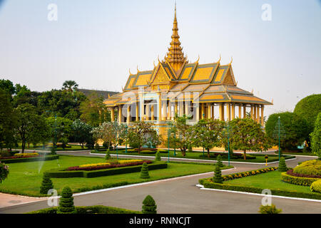 Phochani Pavilion  Royal Palace, Phnom Penh, Cambodia, Asia Stock Photo