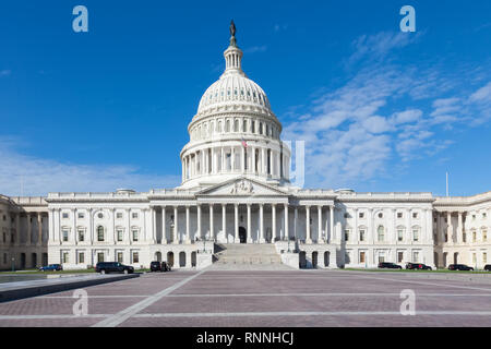 Capitol USA Building.  The United States Capitol at day.United States Congress.The east front at day.  Washington DC. USA Stock Photo