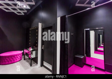 Johannesburg, South Africa - October 09 2013: Fitting Change Rooms in