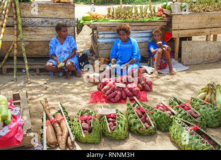 Road Side Market Port Vila Vanuatu Stock Photo