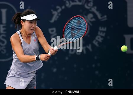 In pics: Dubai Duty Free Tennis WTA Championships - Xinhua