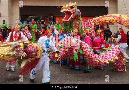 Shenyan, China. 19th Feb, 2019. Shenyang, CHINA-Various folk activities ...