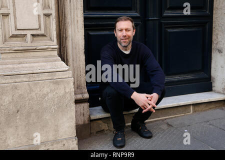 Roma, Italia. 20th Feb, 2019. Jakob Cedergren Rome February 20th 2019. Photocall for the presentation of the film 'The Guilty' in Rome. Foto Samantha Zucchi Insidefoto Credit: insidefoto srl/Alamy Live News Stock Photo