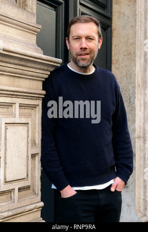 Roma, Italia. 20th Feb, 2019. Jakob Cedergren Rome February 20th 2019. Photocall for the presentation of the film 'The Guilty' in Rome. Foto Samantha Zucchi Insidefoto Credit: insidefoto srl/Alamy Live News Stock Photo