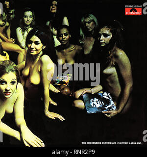 The Jimi Hendrix Experience - Electric LadyLand - Vintage Cover Album Stock Photo