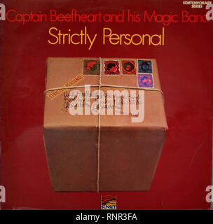 Captain Beefheart And His Magic Band   Strictly Personal - Vintage Cover Album Stock Photo