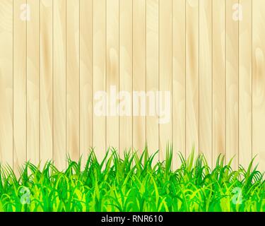 Garden fence vector background Stock Vector