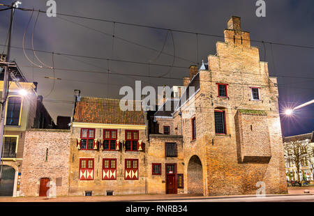 The Gevangenpoort, a former gate and medieval prison in The Hague, Netherlands Stock Photo