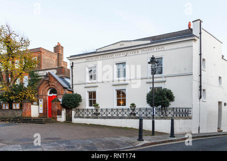 The Highgate Literary and Scientific Institution on South Grove, Highgate Village, London, UK Stock Photo