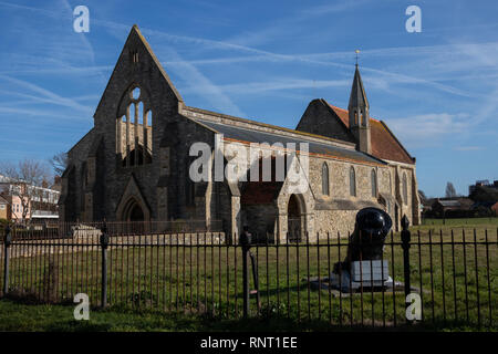 Royal Garrison church Old Portsmouth, Portsmouth, UK Stock Photo