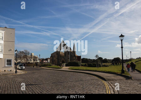 Royal Garrison church Old Portsmouth, Portsmouth, UK Stock Photo