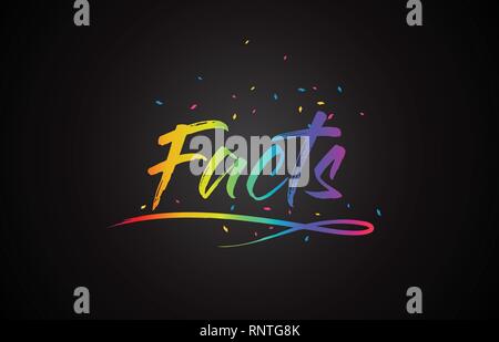 Download Facts Handwritten Word Font With Vibrant Violet Purple Stars And Confetti Illustration Stock Vector Image Art Alamy SVG Cut Files