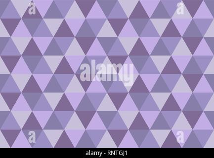 Violet triangular seamless pattern.Low poly geometric background. Violet, purple, lavender colors. Print design for textile, posters,flyers,T-shirts. Stock Vector