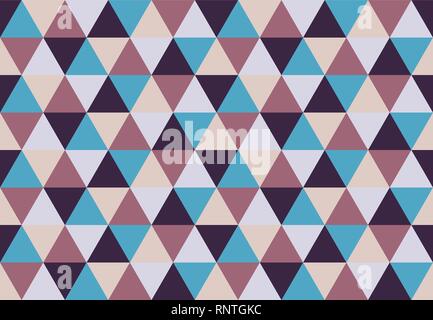 Ethno triangular seamless pattern.Low poly geometric background. Different colors design. Print design for textile, posters, flyers, T-shirts. Stock Vector