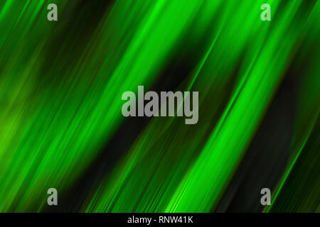 Blurred or defocused image of creative abstract linear green background Stock Photo