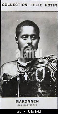 CFP Makonnen, ras d'Abyssinie. Stock Photo