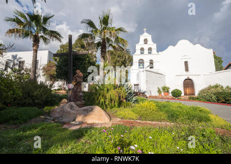 Mission Basilica San Diego de Alcalá. San Diego, California, USA. Stock Photo