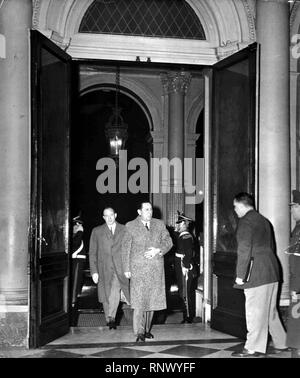 Former Argentinian President, Juan Domingo Peron Stock Photo