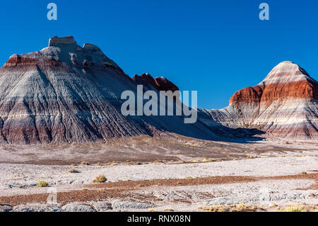 The Tepees formations in Petrified Forest National Park, AZ. Stock Photo