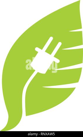Leaf Logo Design Vector Template Isolated Stock Vector