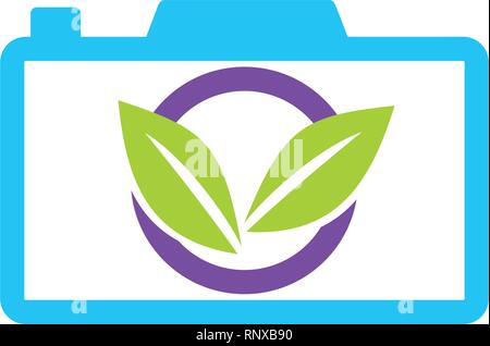 Leaf Logo Design Vector Template Isolated Stock Vector