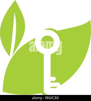 Leaf Logo Design Vector Template Isolated Stock Vector