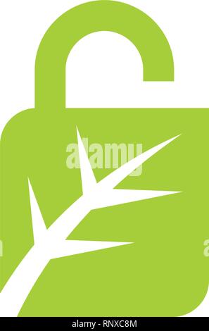 Leaf Logo Design Vector Template Isolated Stock Vector