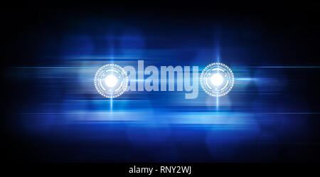 Abstract technology light background Stock Photo