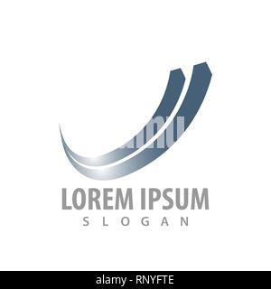 Arrow up logo concept design. Symbol graphic template element Stock Vector