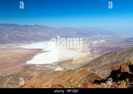 Early morning view from Dantes's View looking approx north, Death Valley National Park, California, United States. Stock Photo
