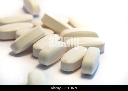 Supplement used in fitness and training. Amminoacids, Omega3, Protein, vitamins, antioxidants Stock Photo