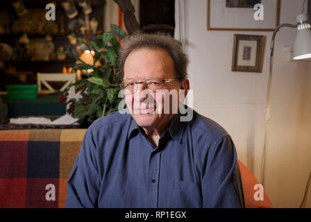 Larry Sanders, brother of US presidential hopeful Bernie Sanders. He is at his home in Oxford, UK. Stock Photo