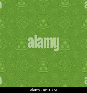 Patrick day seamless pattern Stock Vector