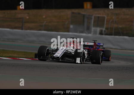 Barcelona, Spain. 18th Feb, 2019. First Winter Testing 2019; Barcellona; Montmelo'; Circuit of Catalunya, 18 to 21 February 2019 Credit: Independent Photo Agency Srl/Alamy Live News