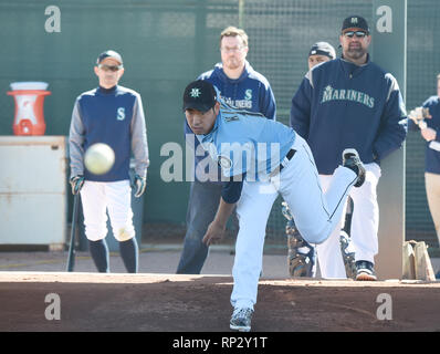 L-R) Munenori Kawasaki, Ichiro Suzuki (Mariners), FEBRUARY 18