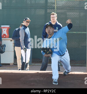 L-R) Munenori Kawasaki, Ichiro Suzuki (Mariners), FEBRUARY 18