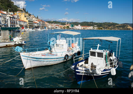 Small harbour, Gythio, Greece Stock Photo