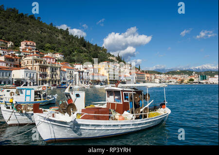 Small harbour, Gythio, Greece Stock Photo