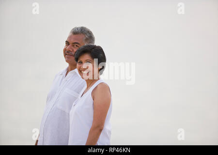 Smiling mature couple Stock Photo