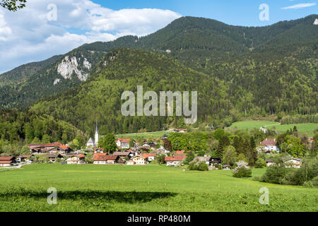Kreuth at the Tegernsee lake in Bavaria, Germany Stock Photo