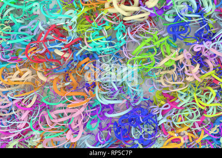 CGI composition, geometric, messy string. Decorative, illustrations ...