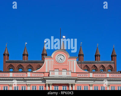 Town hall of Rostock, Germany Stock Photo