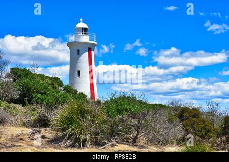 Mersey Bluff Lighthouse Tasmania Australia Stock Photo