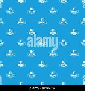 Welding metal pattern vector seamless blue Stock Vector