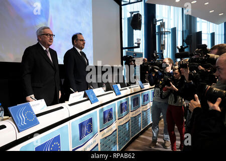 Brussels, Belgium. 21st February 2019. European Commission President Jean-Claude Juncker Alexandros Michailidis/Alamy Live News Stock Photo