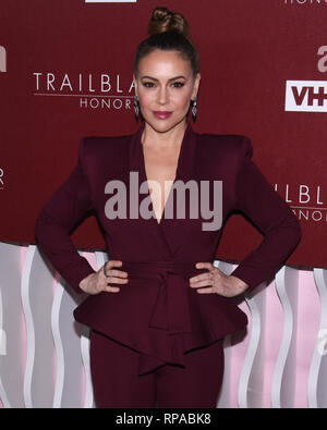 ALYSSA MILANO attends VH1 Trailblazer Honors celebrate female