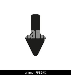 Arrow icon in trendy flat style isolated on background. Arrow icon page symbol for your web site design Arrow icon logo, app, UI. Arrow icon Vector Stock Vector