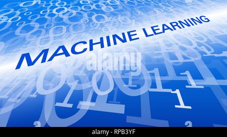 New digital technology machine learning software concept, cyberspace coding background Stock Vector